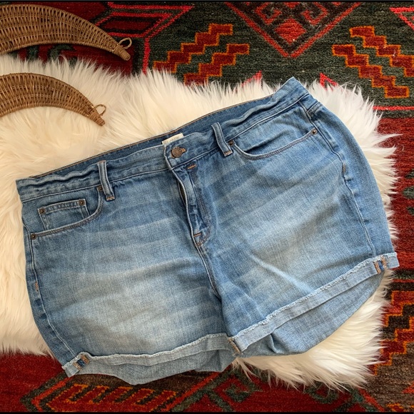 J. Crew Distressed Denim Shorts - Picture 1 of 3